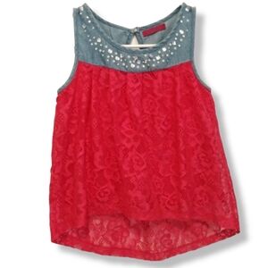 Studded Sleeveless Blouse - Girls Attitude